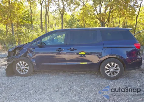 2020 Kia Sedona Lx из США, поврежденный, VIN KNDMB5C16L6646402